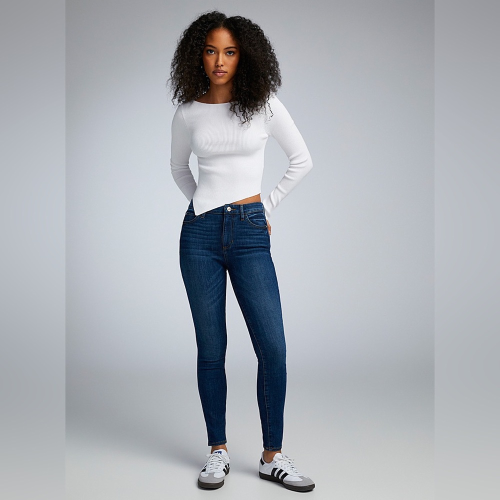 Guess High Rise Dark Blue Jeans Jegging